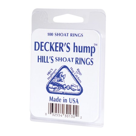 Hills Hump Decker 12.5 Ga. Animal Ring For Shoat 100 pk 2